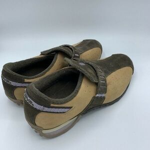 TEVA WOMENS BROWN LEATHER SLIP ONLOAFER #6927 SIZE 10